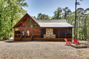 Broken Bow Cabin with Hot Tub and Outdoor Fireplace!